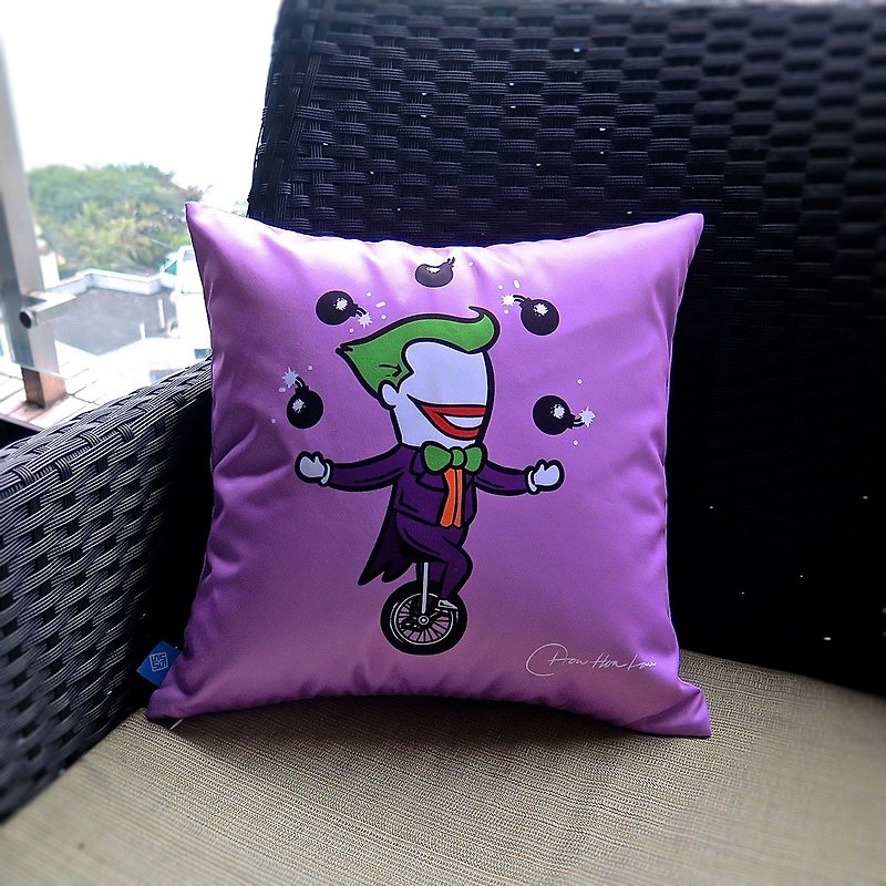 Flying Mouse Circus Clown Goochen/Pillow/Upholstered/Pillow with Cotton Core Home Gift - Pillows & Cushions - Polyester Purple