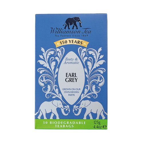 英國威廉森茶 Williamson tea 臺灣經銷 英國【茶包系列】伯爵紅茶125g 2.5g/包