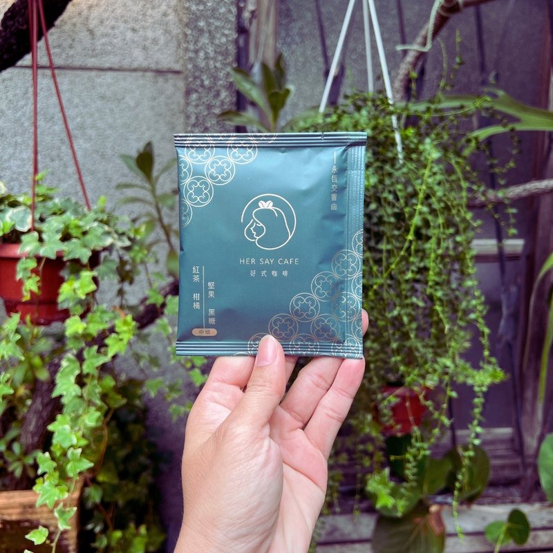 【HER SAY CAFE Good Coffee】Eternal Symphony Premium Filter Coffee (10g x 10 bags - Coffee - Fresh Ingredients Green