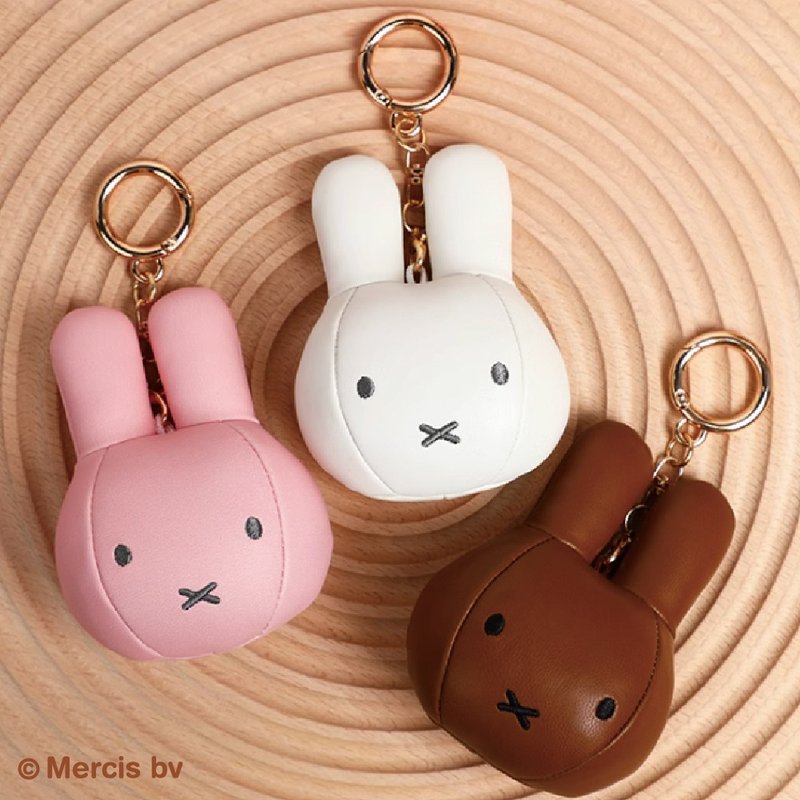 【miffyXVIPO】4D大頭PU皮革吊飾 - 吊飾 - 棉．麻 