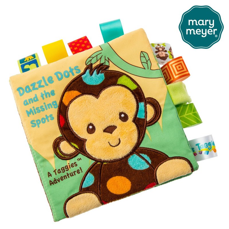 Fast Shipping【MaryMeyer】Label Book - Dot-and-Dian Monkey - Kids' Toys - Cotton & Hemp Multicolor