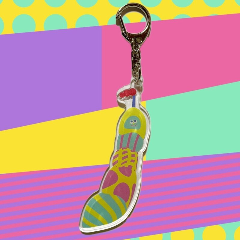 サナギ　アクリルキーホルダー - 鑰匙圈/鑰匙包 - 塑膠 多色