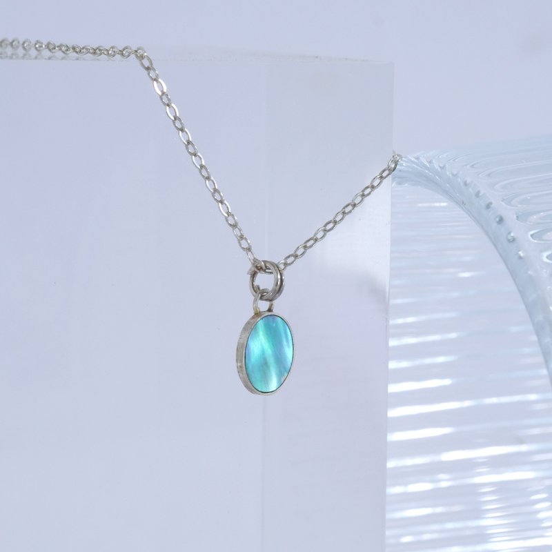 貝殼 輕珠寶 項鍊 # 14 - 項鍊 - 銀 白色