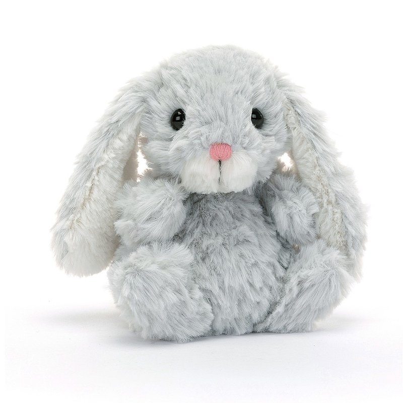 Yummy Bunny Silver 美味兔兔 雲灰銀 15cm - 公仔/玩偶 - 聚酯纖維 銀色