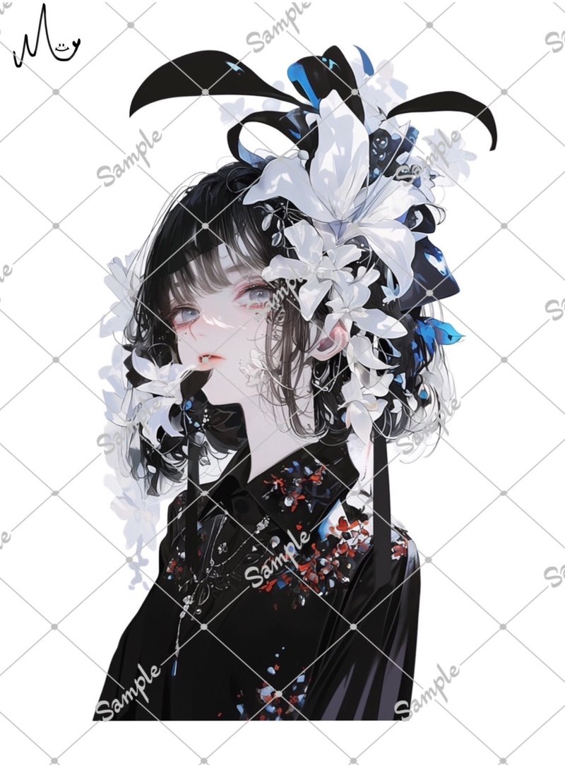 オリジナル人物ステッカー - 貼紙 - 紙 