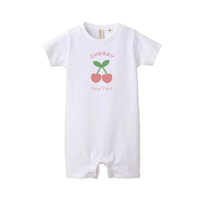[Customized gift] Cotton baby onesies(two styles/five colors) - Onesies - Cotton & Hemp Multicolor