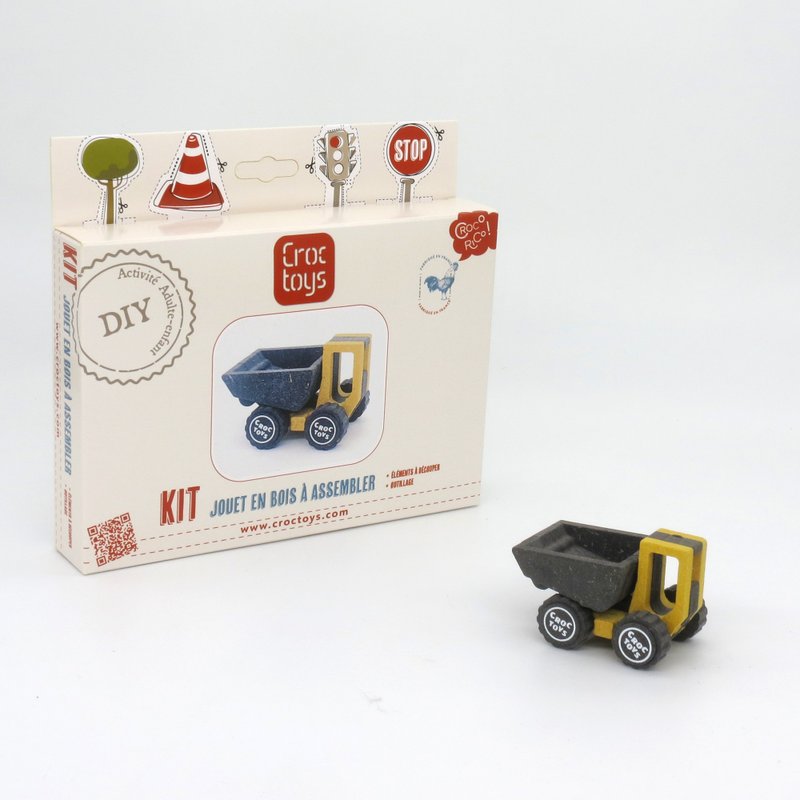 Croctoys  MARCO 自卸車 DIY組裝玩具套件(法國原裝) - 嬰幼兒玩具/毛公仔 - 木頭 