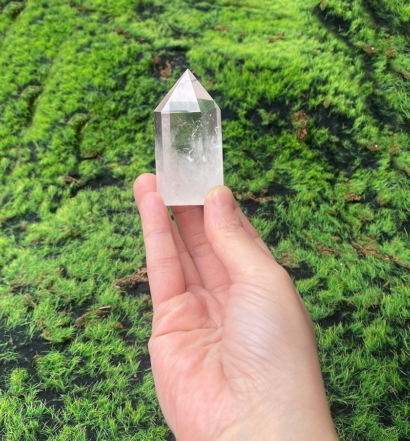 能量胖胖彩虹白水晶柱 療癒 開運淨化 風水 辦公室擺件 快速出貨 - 擺飾/家飾品 - 水晶 多色