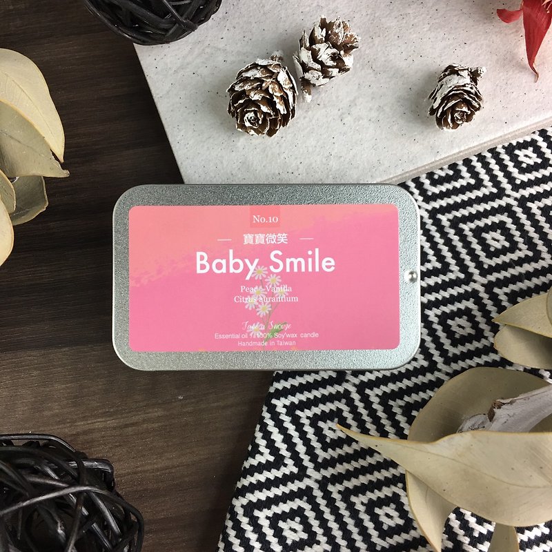 Take a Snooze - - Soy Wax Scented Candle 30g/No.10 Baby Smile BabySmile - เทียน/เชิงเทียน - ขี้ผึ้ง สึชมพู