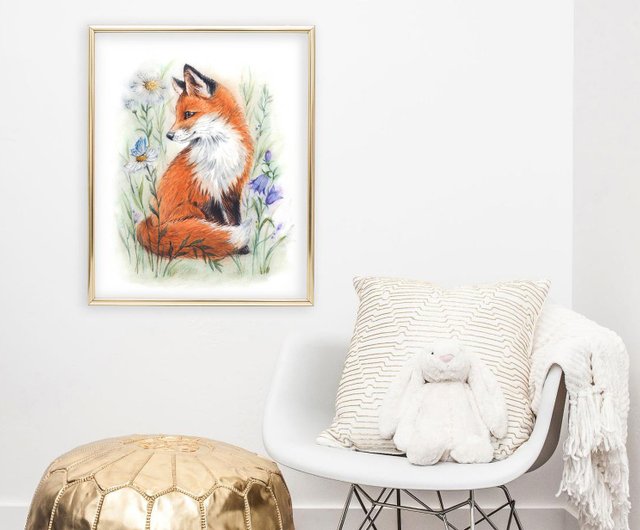 オーダーペイント　水彩画　エビネ ペット肖像画 オーダー ペット似顔絵オーダー 水彩画 ポップ