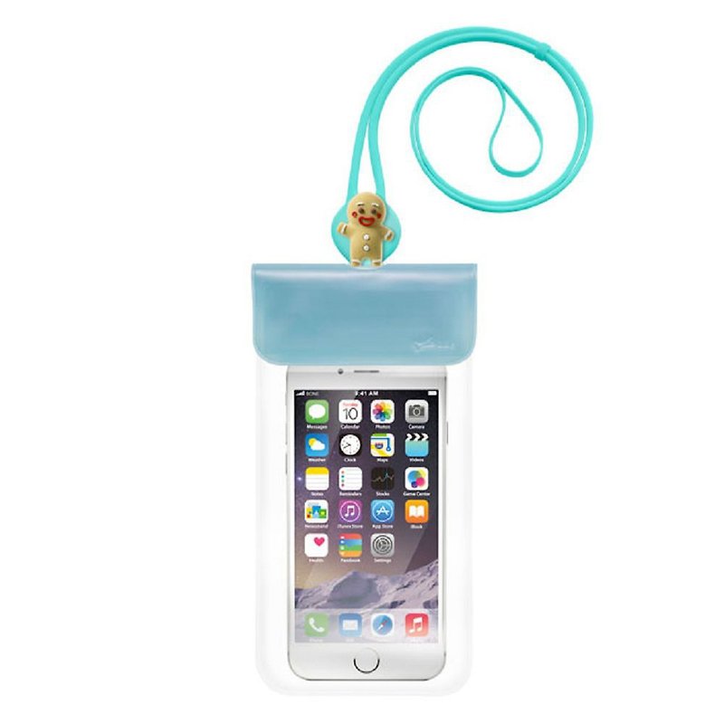 Bone / Waterproof Phone Bag Waterproof Phone Bag-Gingerbread Man - Phone Cases - Silicone Multicolor