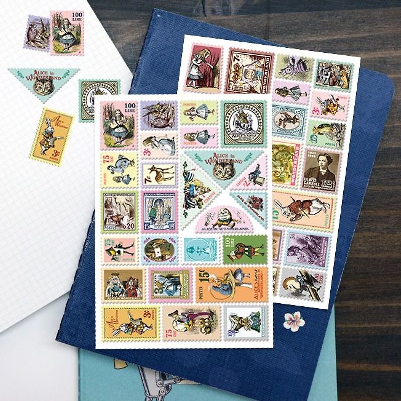 7321 Desgin-Authorized Stamp Sticker Group V4-Alice B01, 7321-04597 - สติกเกอร์ - กระดาษ หลากหลายสี