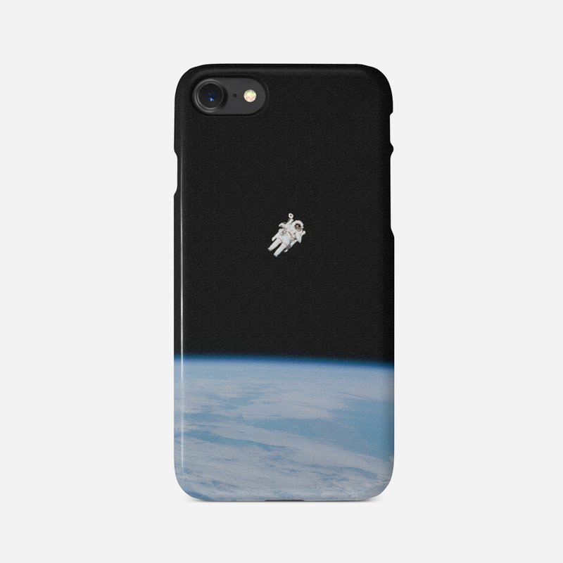手機殼 太空漫步 design by 拖稿王 Z999CC001 - 手機殼/手機套 - 塑膠 黑色