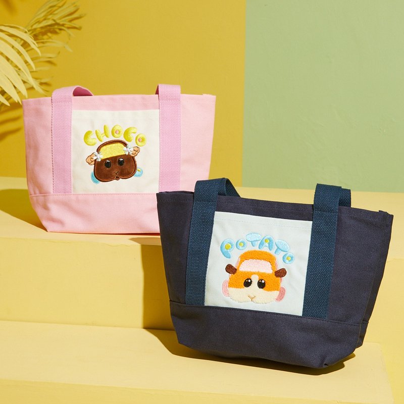 [Guinea Pig Cart] POTATO CHOCO Tote Bag Canvas Bag Lunch Bag - Handbags & Totes - Cotton & Hemp 