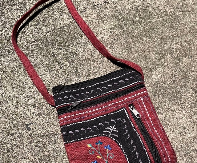 Xiyingyao ネパール刺繍バッグ エスニック スタイル ヒッピー