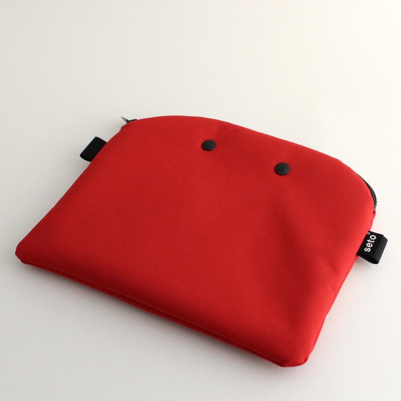 seto / creature bag / iPad case / Bag in bag / Case A5 / Red - 化妝包/收納袋 - 聚酯纖維 紅色