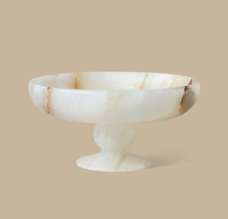 Orb Tray 托盤 白瑪瑙 - 擺飾/家飾品 - 玉石 透明