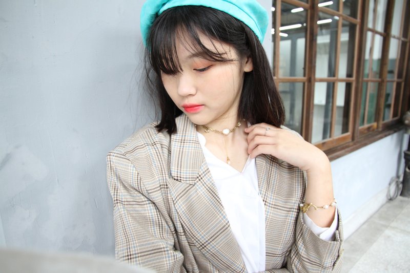 ซีรี่ย์จีนและนอร์ดิกชุดนางฟ้าแสนโรแมนติก - ไต้หวันออกแบบสิ่งทอ Beret AG FASHION - หมวก - ผ้าฝ้าย/ผ้าลินิน 