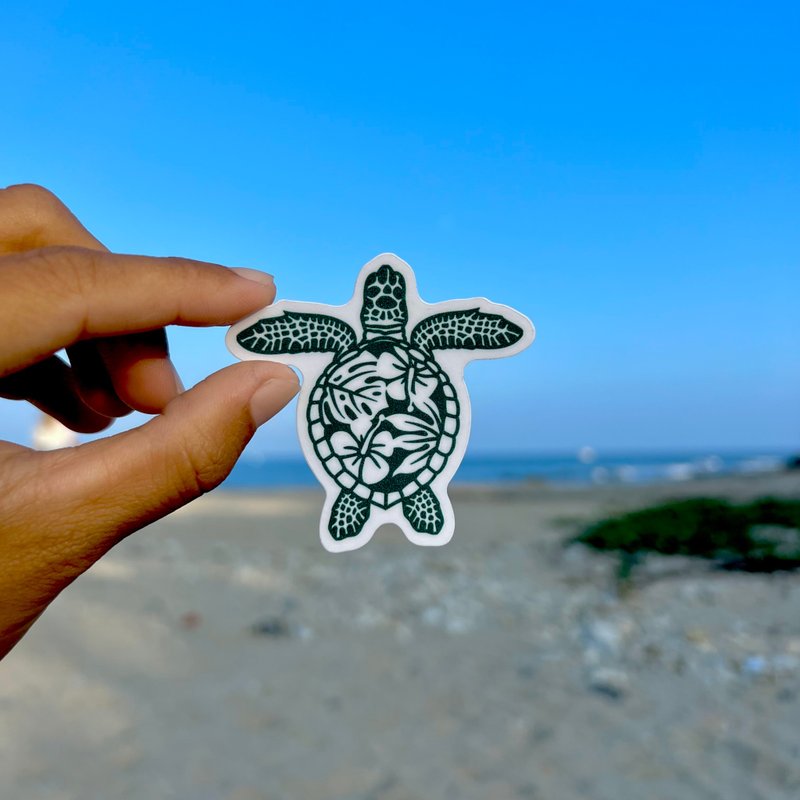 Haipai-Ocean Series 06 Sea Turtle Waterproof Sticker - สติกเกอร์ - พลาสติก 