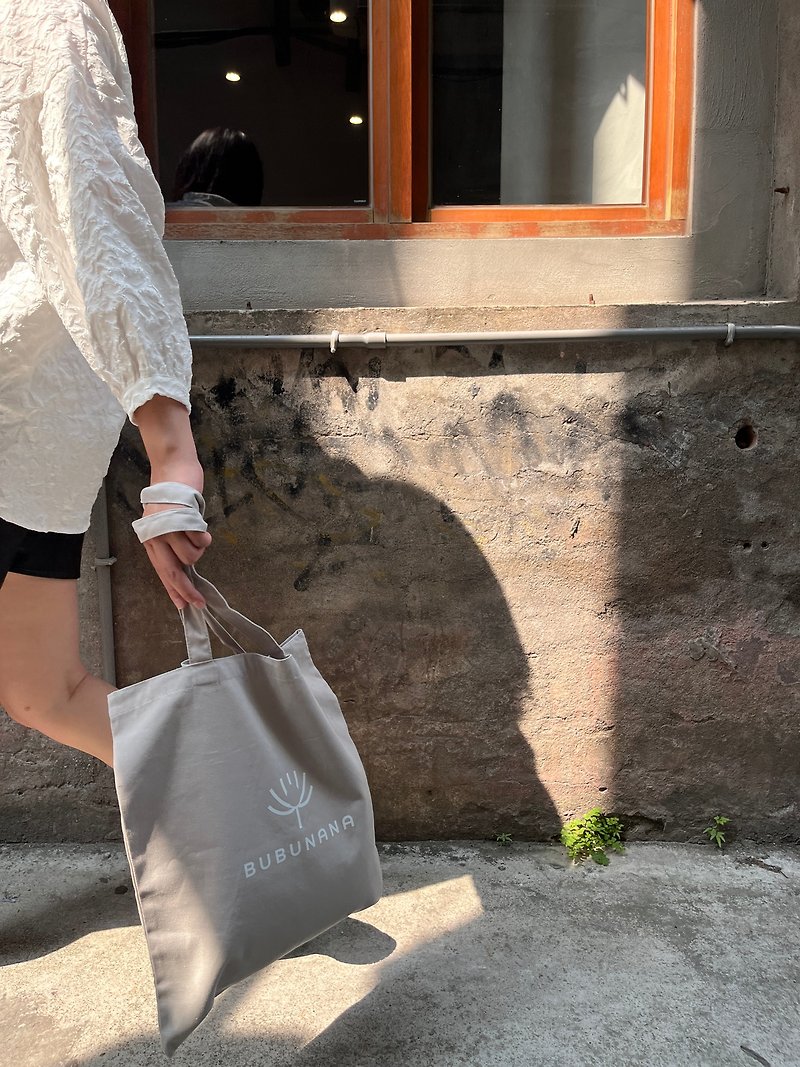 BUBUNANA brand canvas bag | Gray - Handbags & Totes - Cotton & Hemp Gray