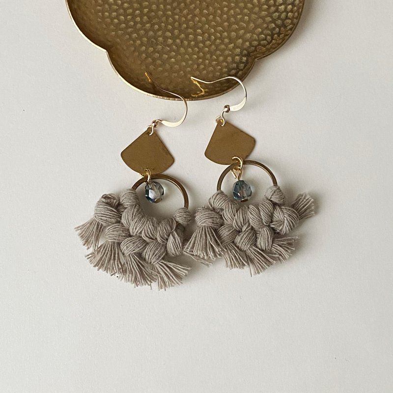omo omo x Boho Daze The spray ash of the Great Barrier Reef - Earrings & Clip-ons - Other Man-Made Fibers 