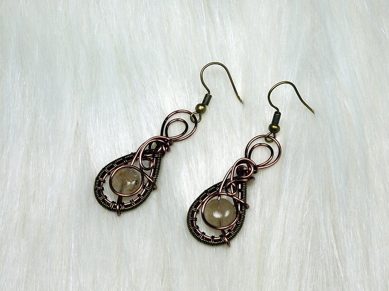 Jing posthumous earrings - Earrings & Clip-ons - Other Metals 