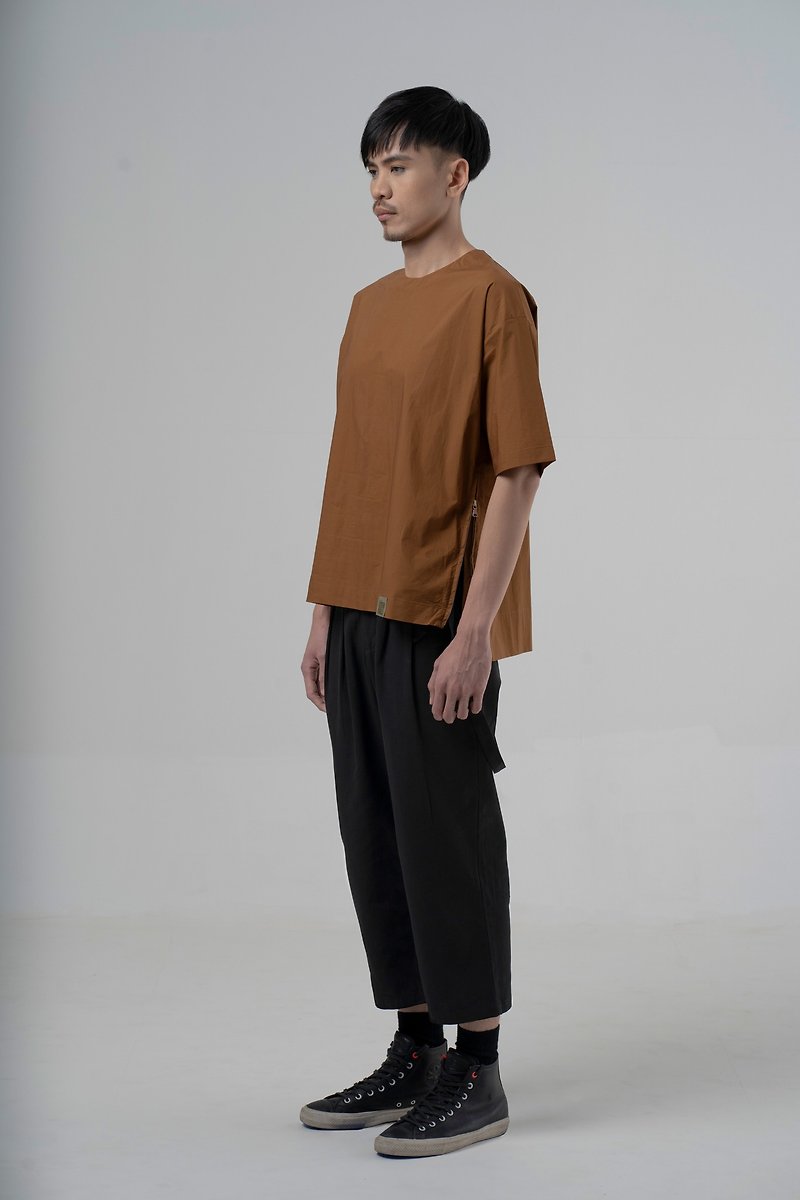 Craftsman's Basic Top - Burnt Orange - Men's T-Shirts & Tops - Cotton & Hemp Orange