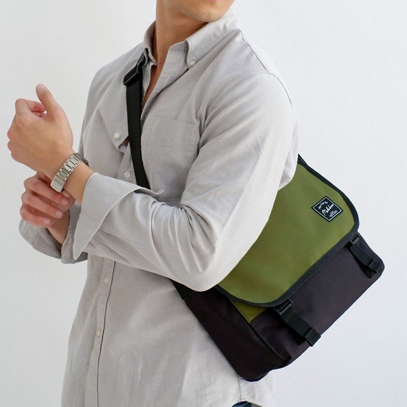 Green messenger m malabarubag - Messenger Bags & Sling Bags - Nylon Green