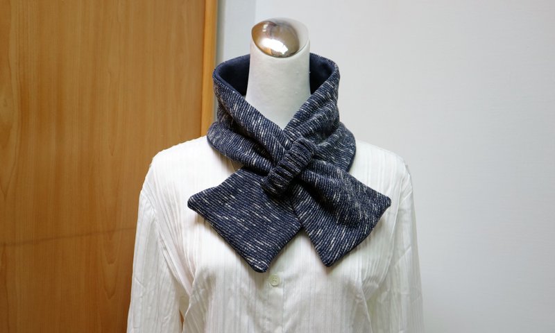 可調式短圍巾.scarf 保暖圍脖 雙面雙色 大人.小孩均適用 - 圍巾/披肩 - 其他材質 