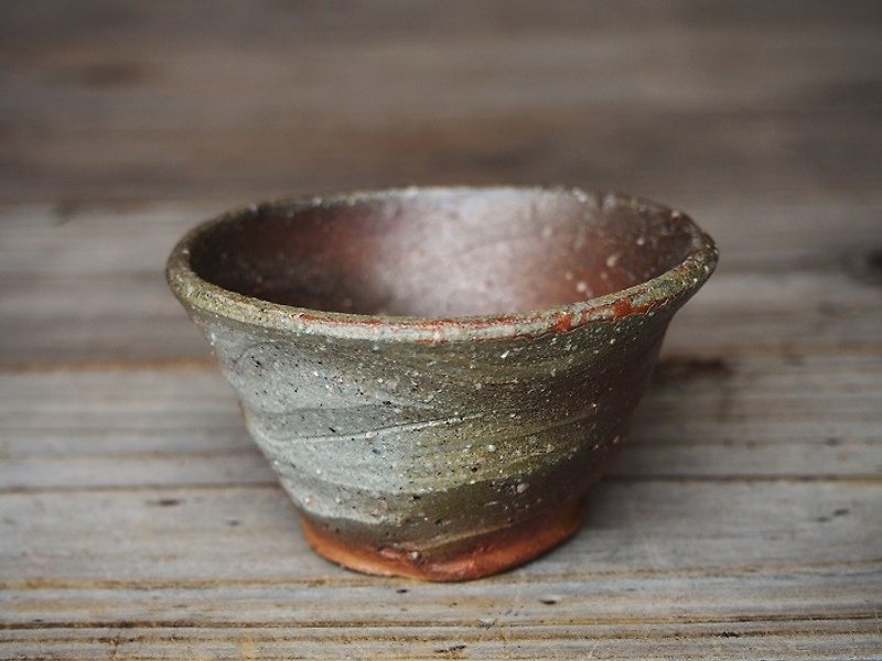 Bizen Sake seen _gi-063 - Pottery & Ceramics - Pottery Brown