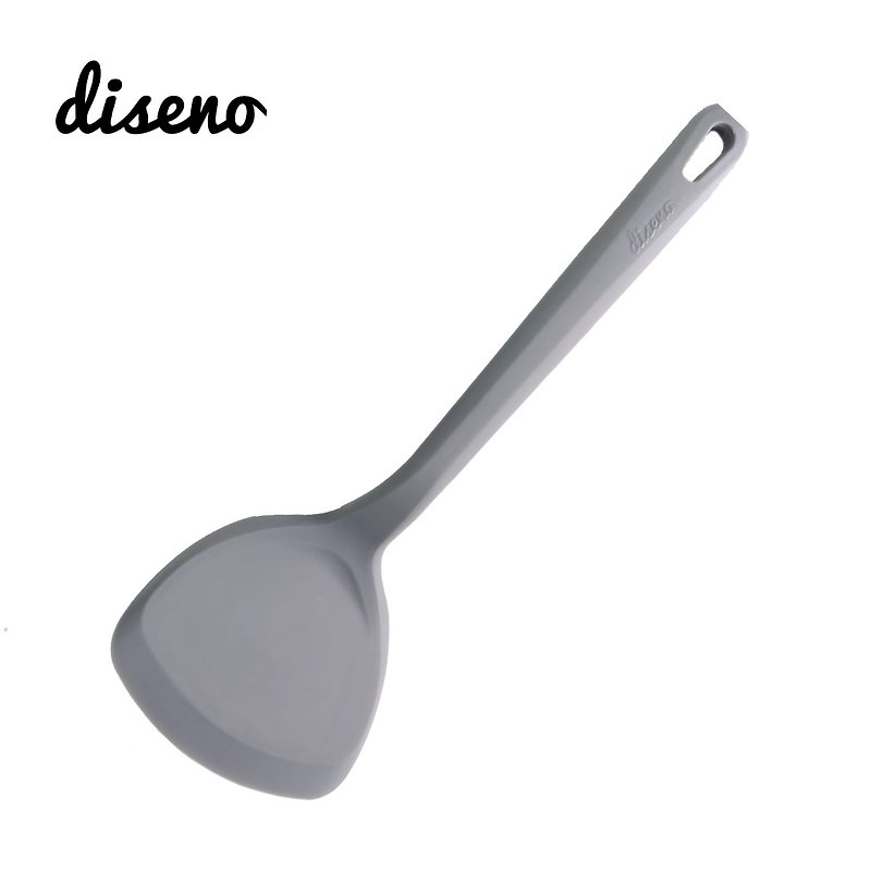 diseno 矽膠中式鑊鏟 - 湯勺/鑊鏟 - 矽膠 灰色