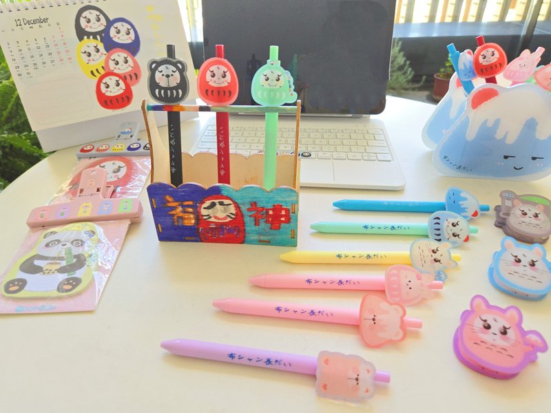 Cute God of Fortune Mount Fuji Styling Pen - ปากกา - อะคริลิค 