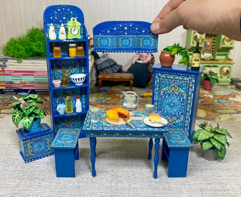Tutorial. Set of furniture. 1:12. Dollhouse miniature. Furniture for dolls. - 其他數位設計 - 其他材質 