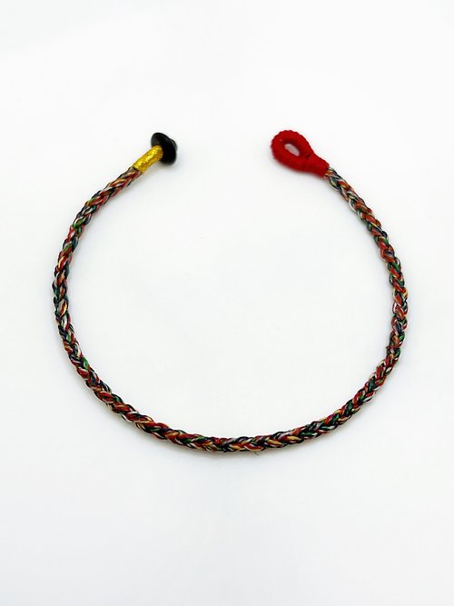 AnmiK handmade jewelry 手工編織本命年五色彩線手繩 可訂製
