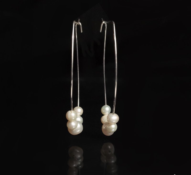 Pearl Earrings & Clip-ons White - sweet pearl earring