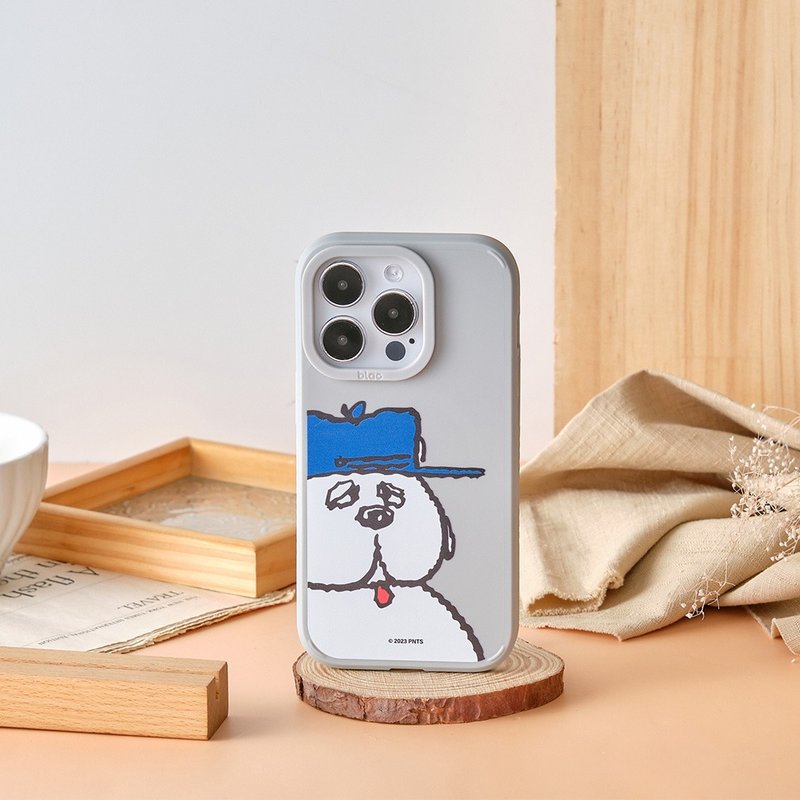 SNOOPY Snoopy Olaf Canyon powerful MagSafe iPhone case - Phone Cases - Silicone Gray