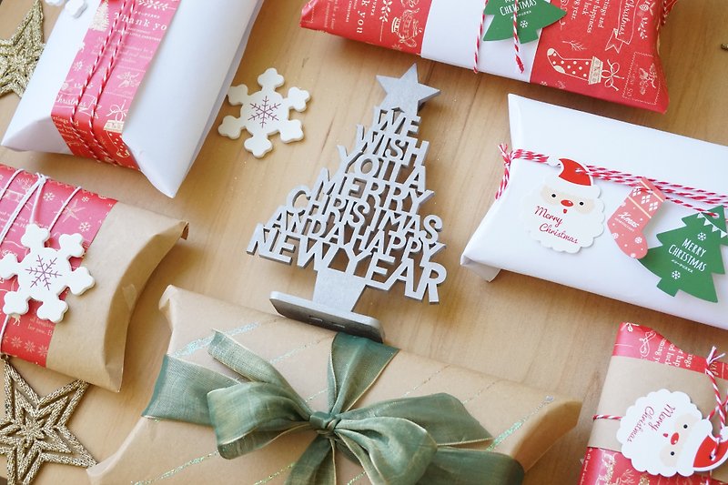 加購 - 聖誕節禮物包裝 - 交換禮物 - 禮品包裝 - 包裝材料 - 紙 多色