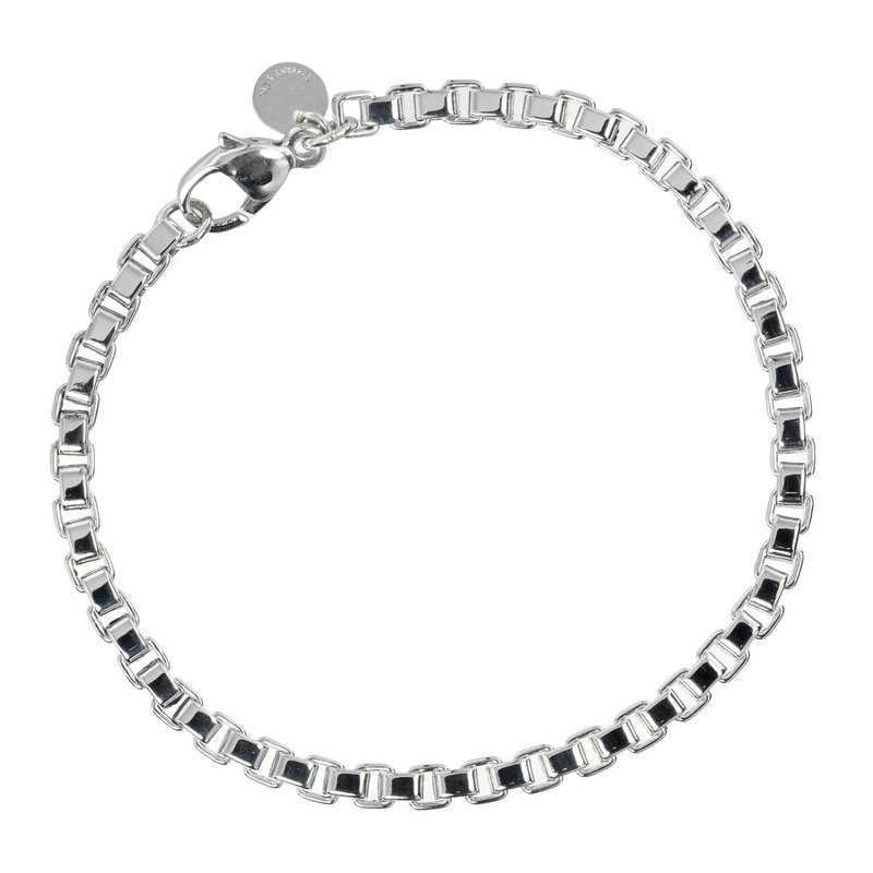 【日本直送】ティファニー TIFFANY&Co. ベネチアン ブレスレット シルバー925 約15.2g【中古】Aランク - 手鍊/手環 - 銀 銀色