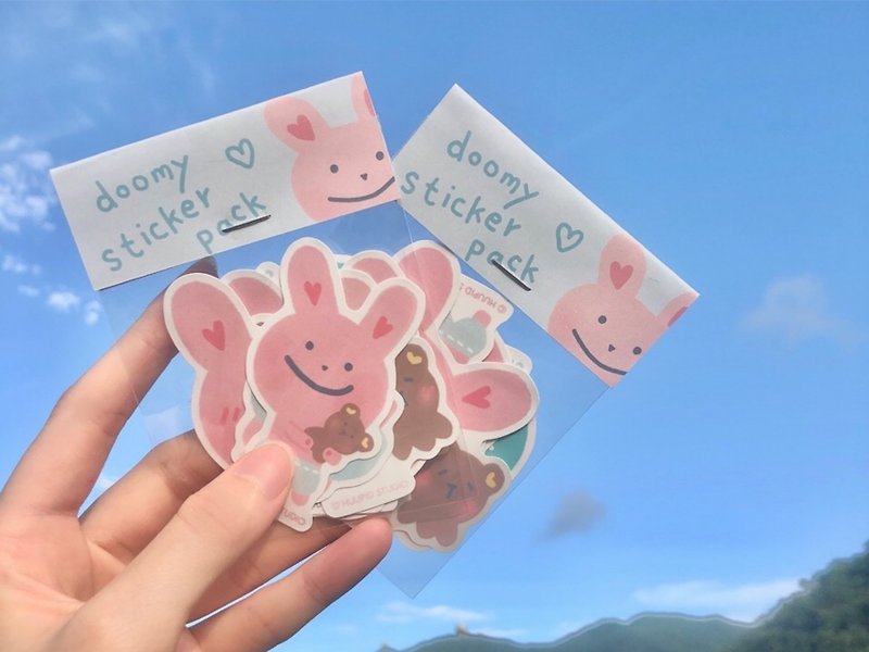 Doomy Sticker Pack - Stickers - Paper Pink