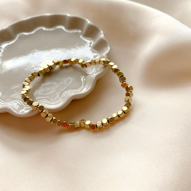 Cube - Brass bracelet - Bracelets - Copper & Brass Multicolor