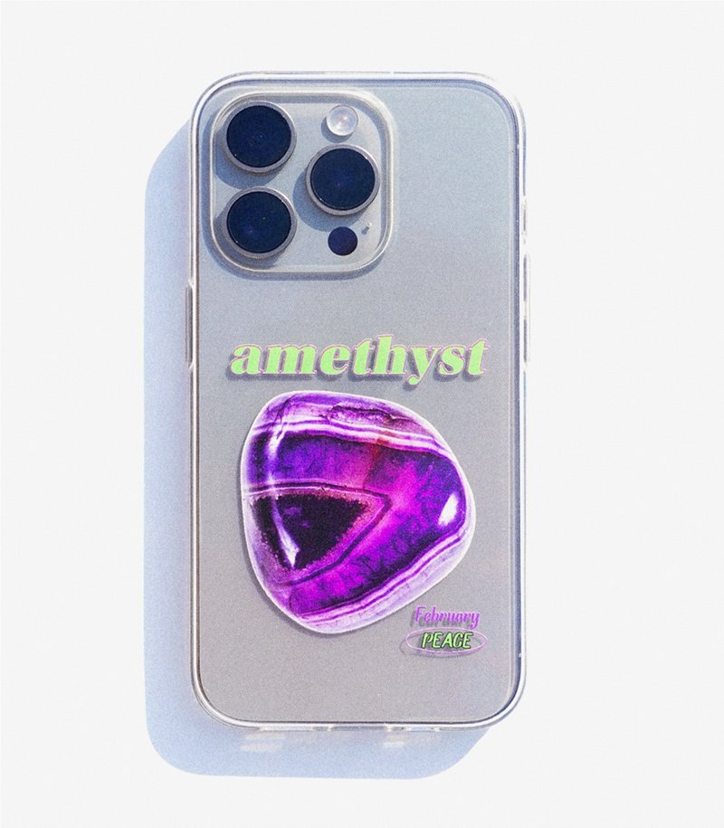 amethyst Phone Case - Phone Cases - Other Materials Purple