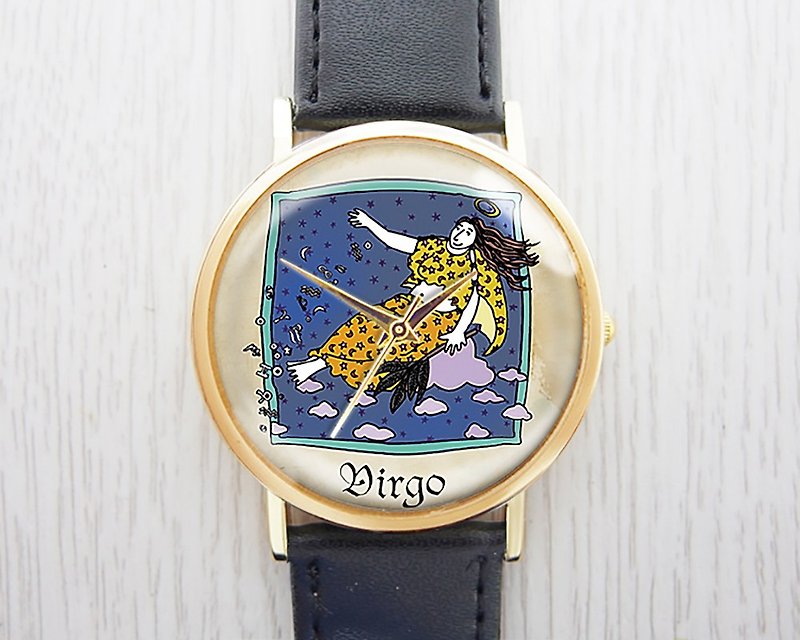Virgo-Women's Watch/Men's Watch/Unisex Watch/Accessories【Special U Design】 - Women's Watches - Other Metals Brown
