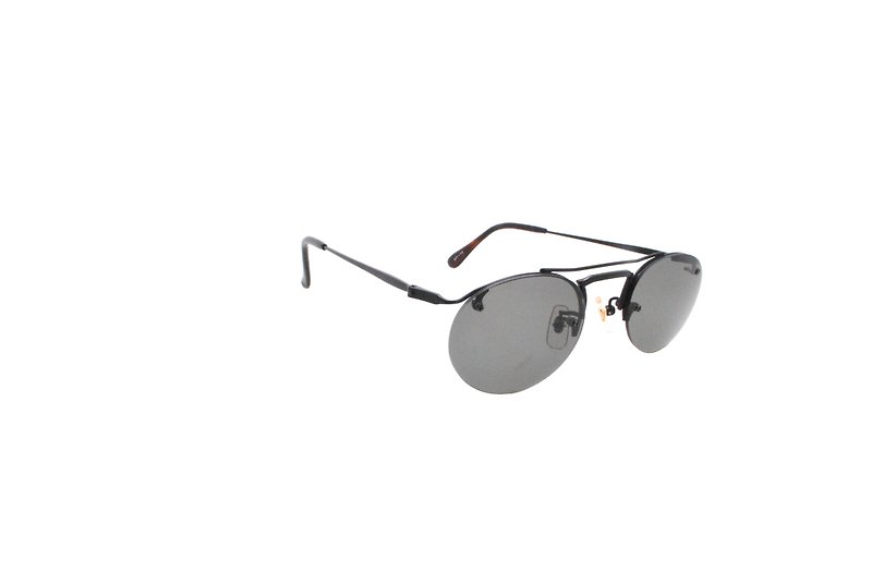 Alain Delon 9236 COL-14 Japan 80s Vintage Sunglasses - กรอบแว่นตา - โลหะ สีดำ