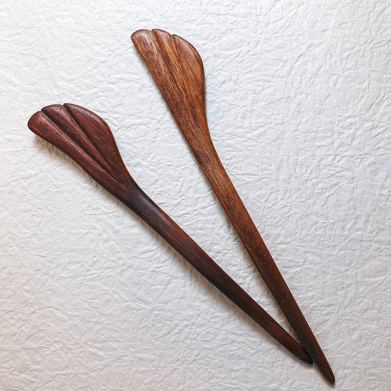 手工木簪 鴻雁系列-飛翔 - 髮飾 - 木頭 