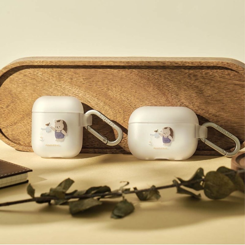 Mandie刺蝟小園丁強悍防摔AirPods保護套 - AirPods/耳機保護套 - 塑膠 多色