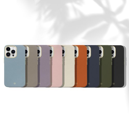 Macarooon iPhone 16 手造皮革MagSafe客製化真皮革防摔手機殼 磁吸 14 15