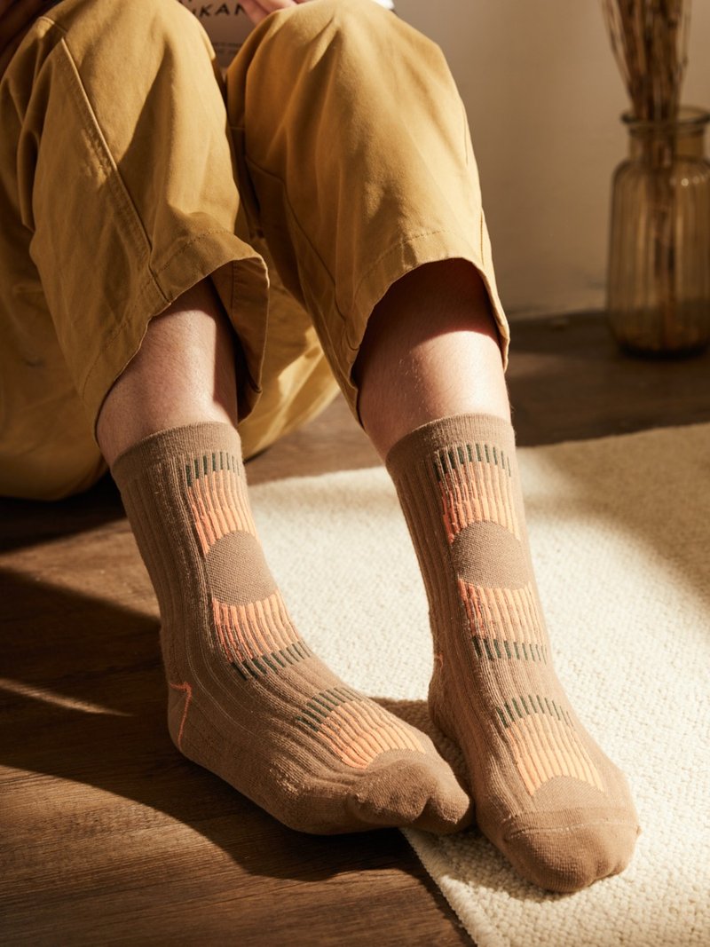 GOODPAIRSOCKS | Sun Day | Sport Crew Socks 運動高筒襪 - 襪子 - 棉．麻 多色