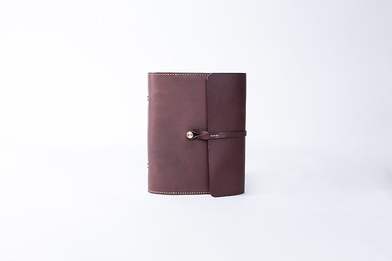 A6 Notebook | Leather Custom | Custom Typing | Handbook | Book Cover | Genuine Leather | - Notebooks & Journals - Genuine Leather 