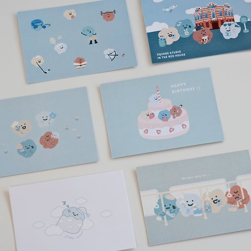 方坊 Square Studio 印刷明信片 共7款 卡片 萬用卡 生日卡片 邀請卡 生日快樂