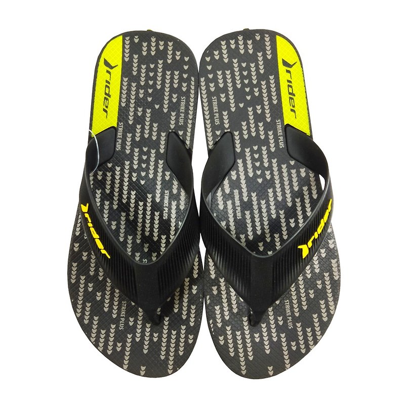 RIDER Fashionable Flip Flops Men:: Fluorescent Yellow:: - รองเท้ารัดส้น - วัสดุอีโค สีเหลือง